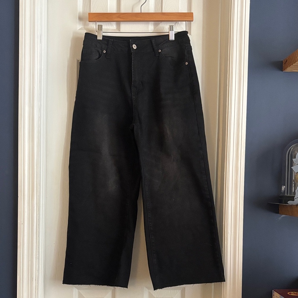 Cute Black Jeans cropped fit